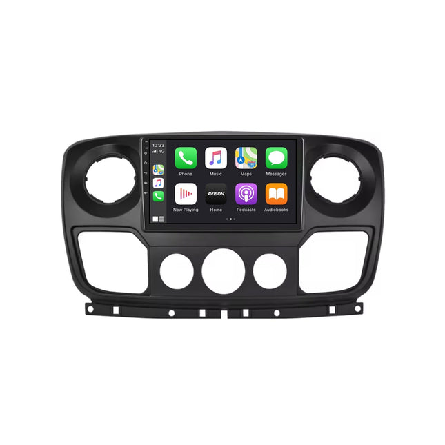 Navigation für Renault Master III (FV) 2010-2013 | CarPlay | Android Auto | WIFI | Bluetooth | QLED | XR4