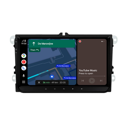 Navigation für VW Seat & Skoda | Carplay Wireless | Android Auto | DAB+ | Android | 64 GB