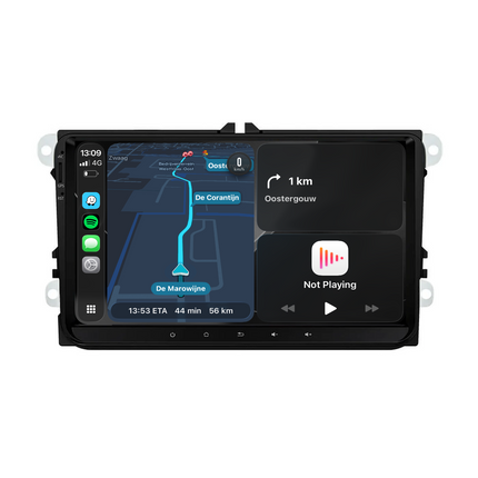 Navigation für VW Seat & Skoda | Carplay Wireless | Android Auto | DAB+ | Android | 64 GB