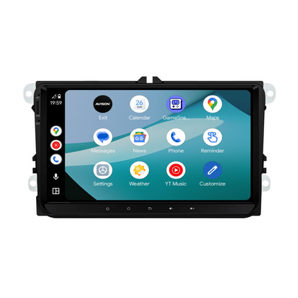 Navigation für VW Seat & Skoda | Carplay Wireless | Android Auto | DAB+ | Android | 64 GB