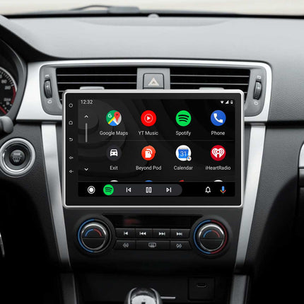 Universal 1-DIN Autoradio mit 10,1" QLED Display | CarPlay | Android Auto | Bluetooth | Linux