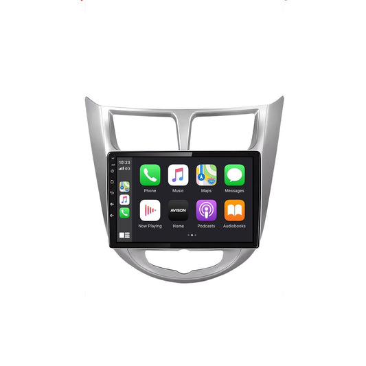 Navigation für Hyundai Accent 2010-2017 | CarPlay | Android Auto | WIFI | Bluetooth | QLED | XR4
