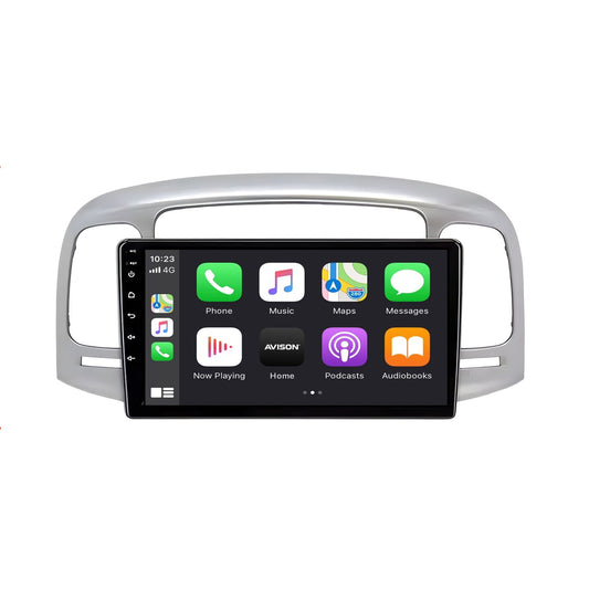 Navigation für Hyundai Accent 3 2006-2011 | CarPlay | Android Auto | WIFI | Bluetooth | QLED | XR4