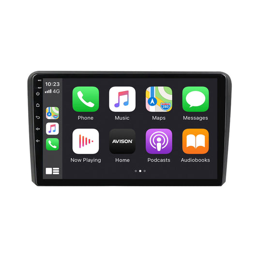 Navigation für Audi A3 mit 9 Zoll Bildschirm | Carplay | Android Auto | DAB | Bluetooth | 64 GB