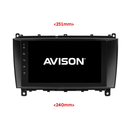 Navigation für Mercedes CLK 2003-2009 | Carplay | Android | DAB+ | Bluetooth | WIFI