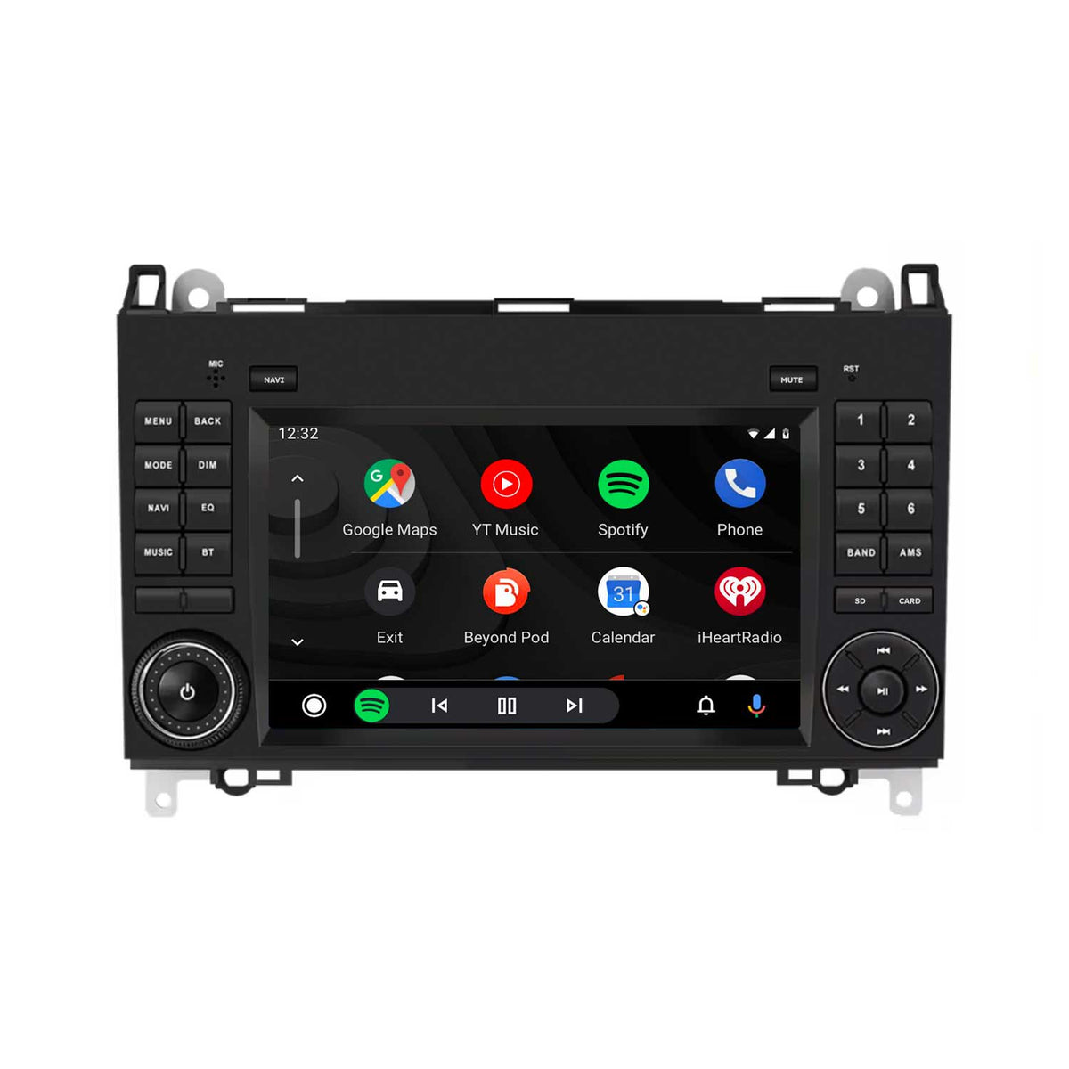 Navigation für Mercedes 7" | Carplay | Android Auto | DAB+ | Bluetooth