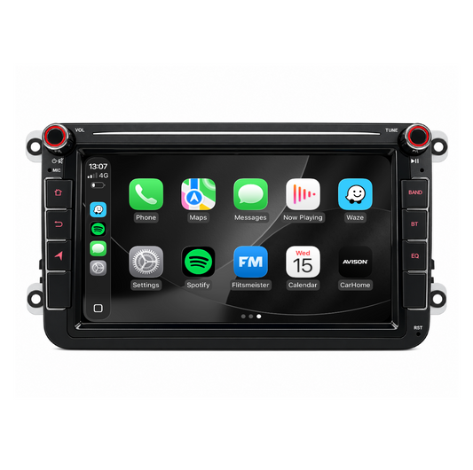 Navigation für VW Seat & Skoda 8 Zoll | Carplay | Android | DAB+ | Bluetooth | WLAN | AVN-R522