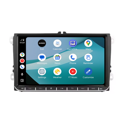 Navigation für VW Seat & Skoda 9 Zoll | Carplay | Android | DAB+ | Bluetooth | WLAN | AVN-R591