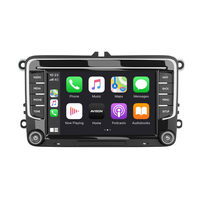 CarPlay & Android Navigation für VW Seat & Skoda 7" | 64 GB | DAB+ | 8 CORE