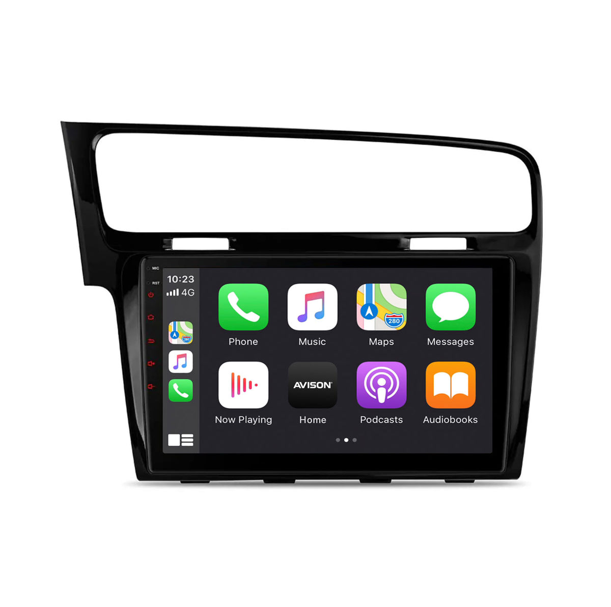 Navigation für VW Golf 7 | Carplay | Android | DAB+ | Bluetooth | 64 GB | Schwarz