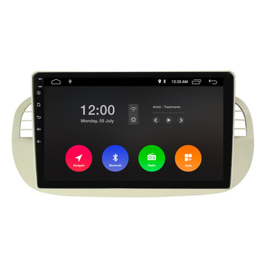 Navigation für Fiat 500  | Carplay | Android | DAB | Bluetooth | Mehr Optionen