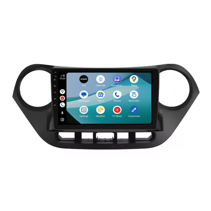 Navigation für Hyundai I10 2014-2017 | CarPlay | Android Auto | WLAN | Bluetooth | QLED | XR6