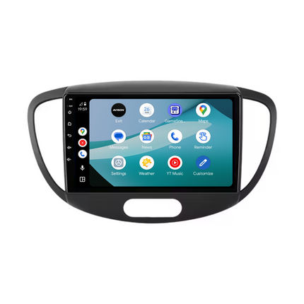 Navigation für Hyundai I10 2007-2013 | CarPlay | Android Auto | WLAN | Bluetooth | QLED | XR6