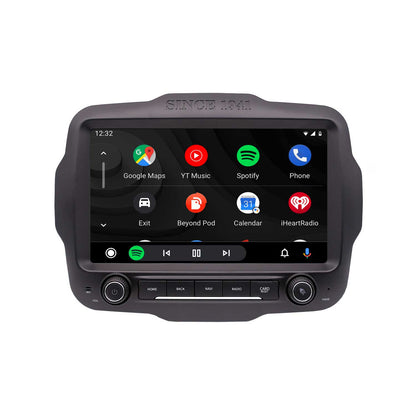 Navigation für Jeep Renegade 2015-2020 | CarPlay | Android Auto | WIFI | Bluetooth | QLED