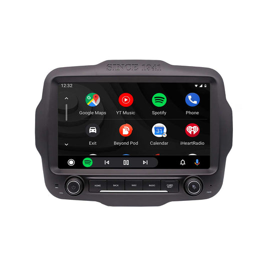 Navigation für Jeep Renegade 2015-2020 | CarPlay | Android Auto | WIFI | Bluetooth | QLED