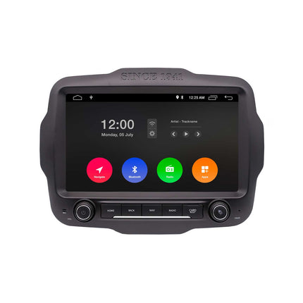 Navigation für Jeep Renegade 2015-2020 | CarPlay | Android Auto | WIFI | Bluetooth | QLED