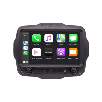 Navigation für Jeep Renegade 2015-2020 | CarPlay | Android Auto | WIFI | Bluetooth | QLED