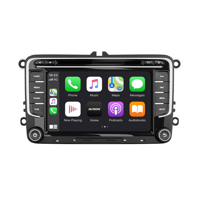 VW Seat & Skoda Navigation Pro | Kabelloses Carplay | Android Auto | DAB+ | 64 GB