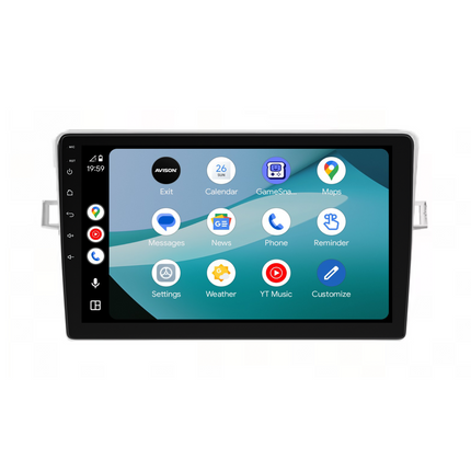 Navigation für Toyota Verso 2009-2018 | CarPlay | Android Auto | WIFI | Bluetooth | QLED | XR6