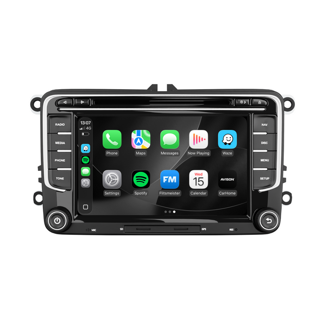VW Seat & Skoda Navigation Pro | Kabelloses Carplay | Android Auto | DAB+ | 64 GB