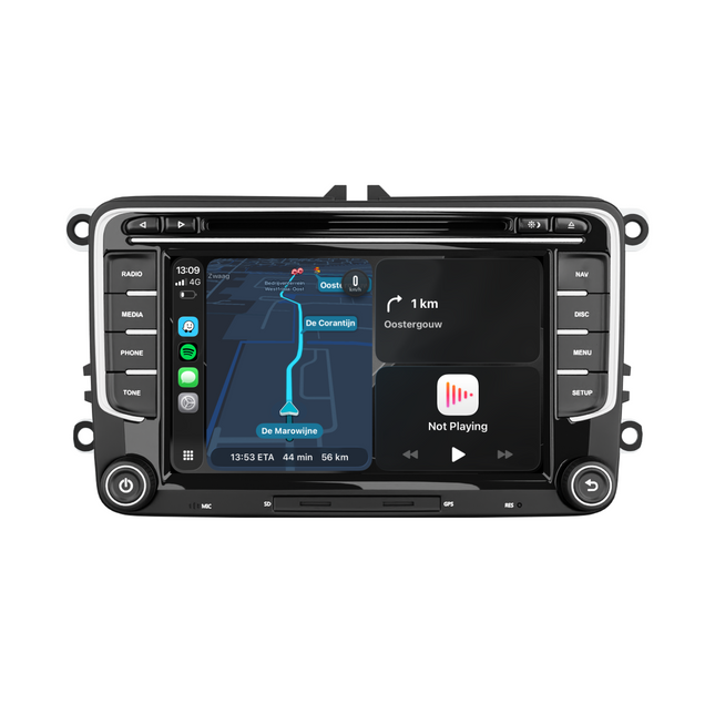 Navigation für VW Seat & Skoda 7" | Carplay | Android | WIFI | DAB+ | 128GB