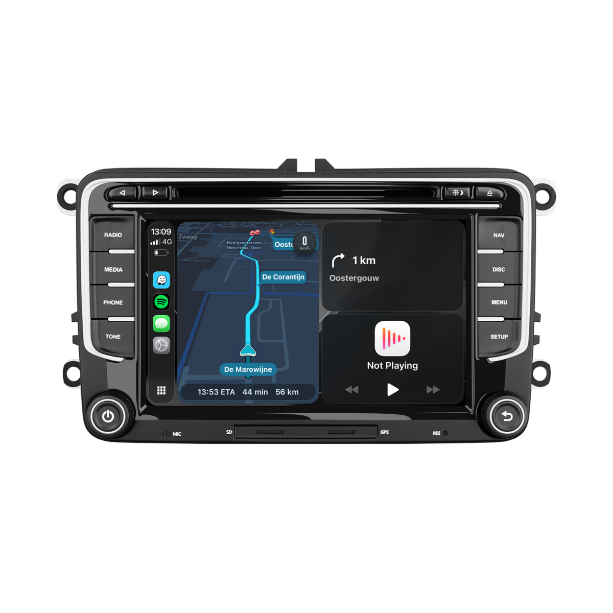 VW Seat & Skoda Navigation Pro | Kabelloses Carplay | Android Auto | DAB+ | 64 GB