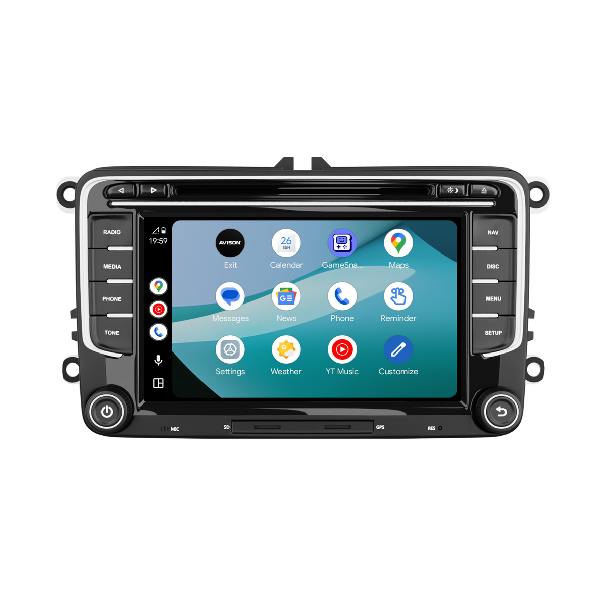 VW Seat & Skoda Navigation Pro | Kabelloses Carplay | Android Auto | DAB+ | 64 GB