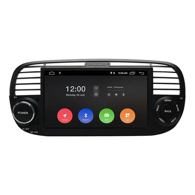 Navigation für Fiat 500  | Carplay | Android | DAB | Bluetooth | Mehr Optionen