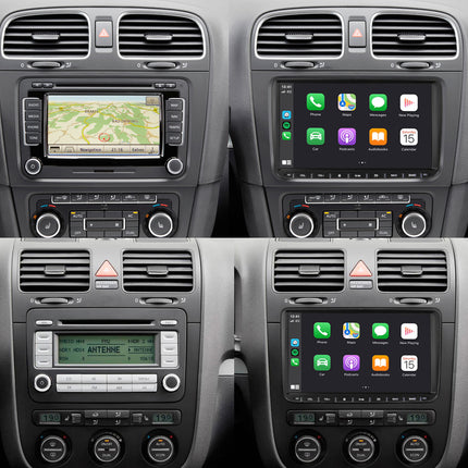 Navigation for VW Seat & Skoda 9" | Carplay Wireless | Android Auto | DAB+ | Android | 64 GB